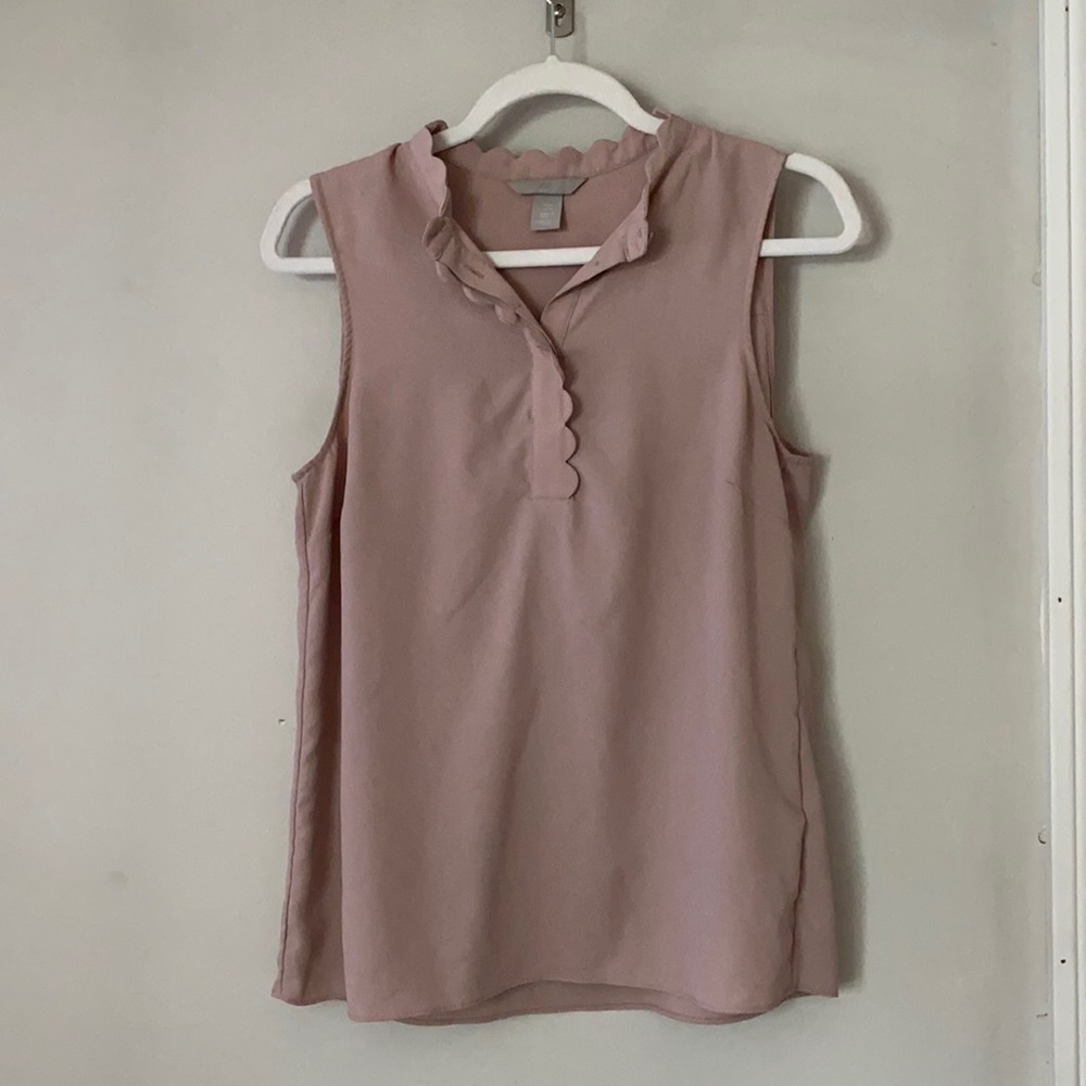 H&M blush blouse